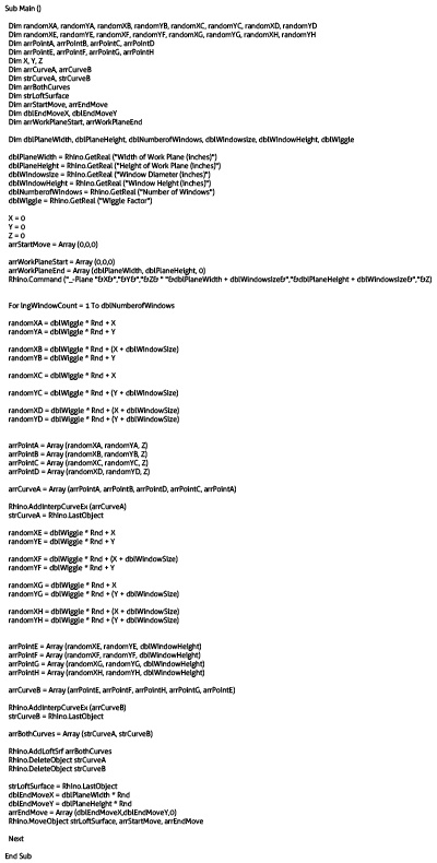 Bob Pavlik HQ aperture script in Rhinoscript